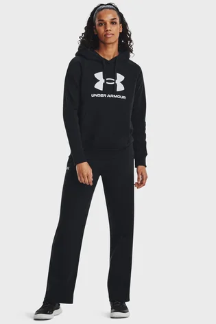 Худи женское Under Armour Rival Fleece Big Logo Black 1379501-001