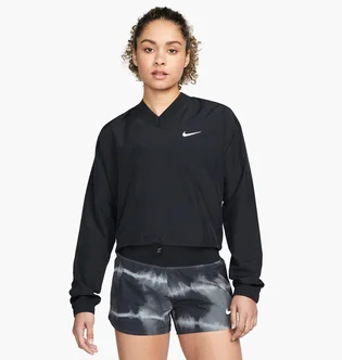 Вітровка жіноча Nike W Nk Swoosh Run Jacket Black Dm7775-010
