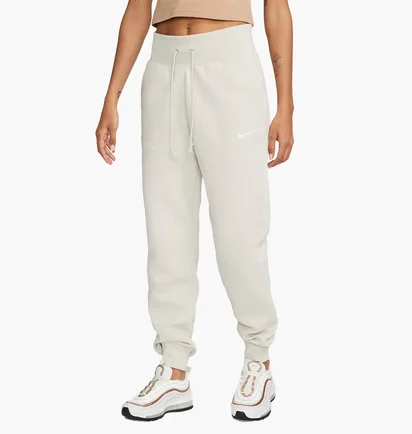 Штани жіночі Nike Sportswear Phoenix Fleece High-Waisted Joggers White DQ5688-104