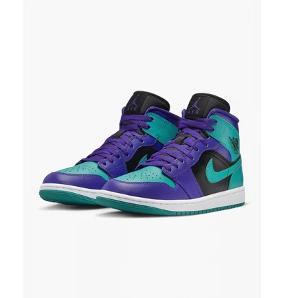 Кросівки жіночі Air Jordan W 1 Mid Violet/Turquoise BQ6472-502