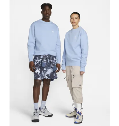 Свитшот унисекс Nike Acg Therma-Fit Fleece Crew Light Blue DX9611-479