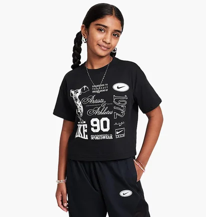 Футболка детская Nike Sportswear T-Shirt Black HM6306-010