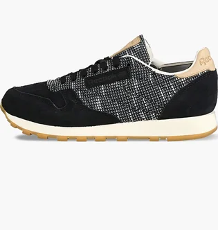 Кросівки чоловічі Reebok Classic Leather Ebk Black/Grey BS6236