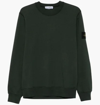 Світшот чоловічий Stone Island Organic Cotton Fleece Olive K2S156100060S0051-V005E