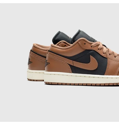 Кроссовки женские Air Jordan 1 Low Archaeo Brown/Black DC0774-021