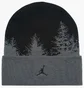 Шапка унисекс Air Jordan Peak Beanie Grey/Black HV1077-068