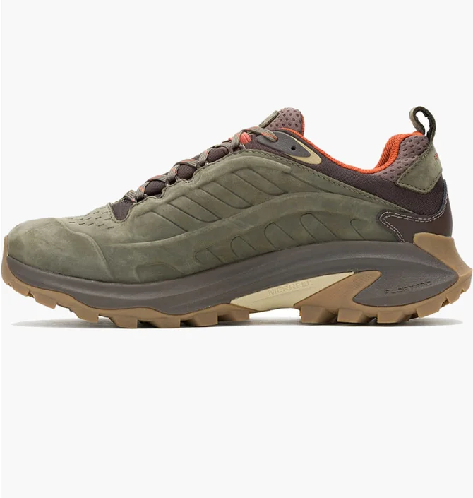 Кроссовки мужские Merrell Moab Speed 2 Leather Waterproof Olive J037787