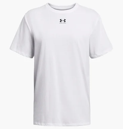 Футболка женская Under Armour Campus Oversize Ss White 1387193-100