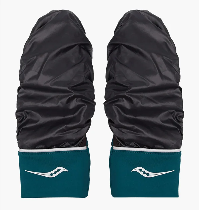 Перчатки унисекс Saucony Solstice Convertible Mitt Black 900033-Ln