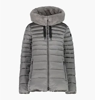 Пуховик женский CMP Woman Jacket Fix Hood Grey 31K3006F-U911