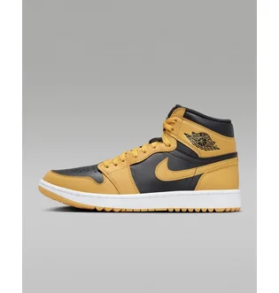 Кроссовки мужские Air Jordan I High G Golf Shoes Yellow/Black DQ0660-700