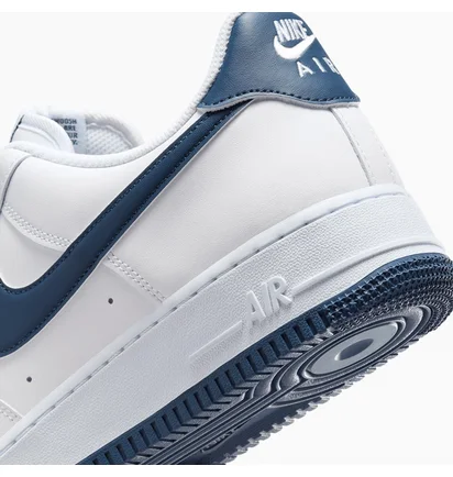 Кросівки чоловічі Nike Air Force 1 `07 White Navy White FJ4146-104