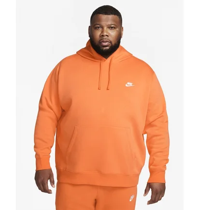 Худі чоловіче Nike Sportswear Club Fleece Pullover Hoodie Orange BV2654-885
