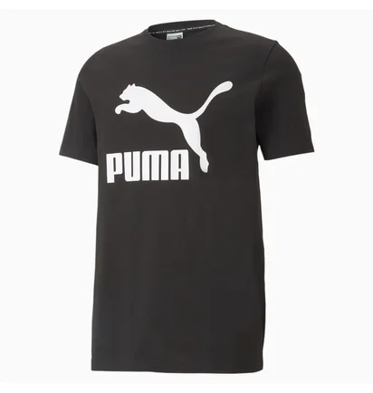 Футболка мужская Puma T-Shirt Classics Logo Black 530088-01