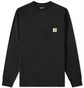 Лонгслів чоловічий Carhartt Long Sleeve Pocket Tee Black I030437-89XX