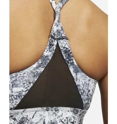 Топ жіночий Nike W Df Swsh Wrap Bra Aop Grey DX1778-010