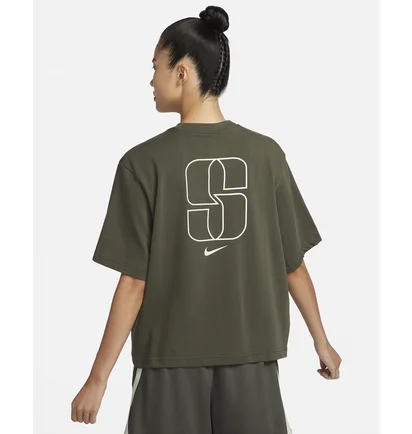 Футболка женская Nike Sabrina Boxy Basketball Tee Olive FJ2701-325