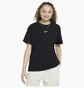 Футболка детская Nike Sportswear Essential Big Kids (Girls) T-Shirt Black FZ5539-010