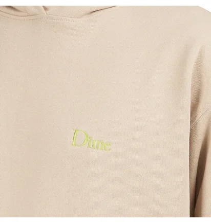 Худи унисекс Dime Classic Small Logo Hoodie Beige DIME23D1F10SAN
