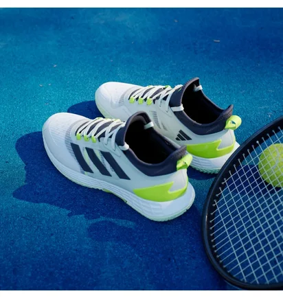 Кроссовки мужские Adidas Adizero Ubersonic 4.1 Tennis Shoes Green/White IF0444