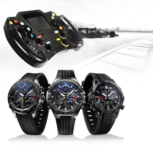 Часы мужские Casio Edificetooth Suspension Arm Series ECB-40MP-1A