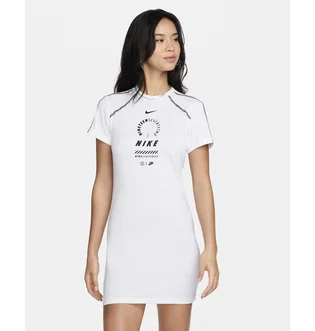 Платье женское Nike Sportswear Short-Sleeve Dress White HF5955-100