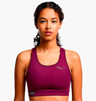 Топ жіночий Saucony Fortify Bra Bordo SAW800449-EG