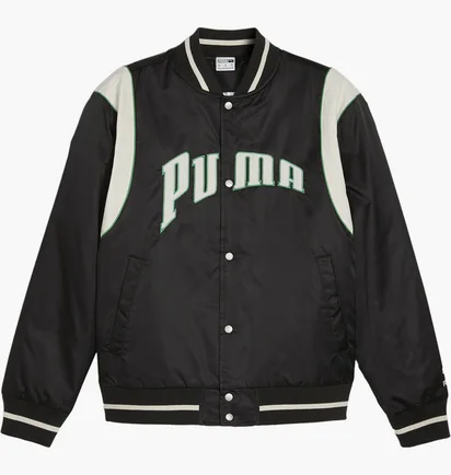 Бомбер мужской Puma Team Varsity Black 623691-01