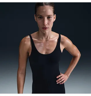 Боди женское Nike Zenvy Dri-Fit 7/8 Bodysuit Black HJ1084-010