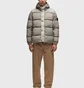 Пуховик мужской Stone Island Crinkled Econyl® Grey 811541419-V0097