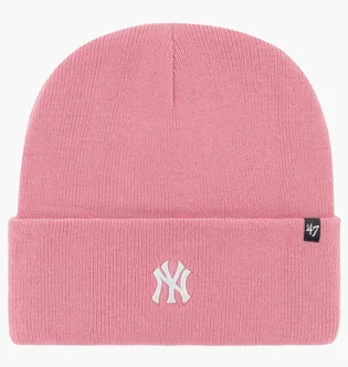 Шапка унисекс 47 Brand Mlb Ny Yankees Base Runner Pink B-BRNCK17ACE-RS