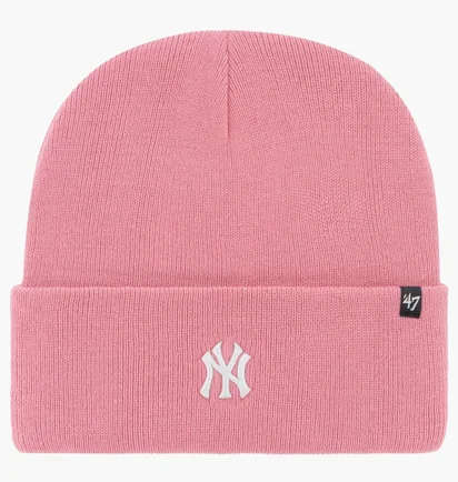 Шапка унисекс 47 Brand Mlb Ny Yankees Base Runner Pink B-BRNCK17ACE-RS