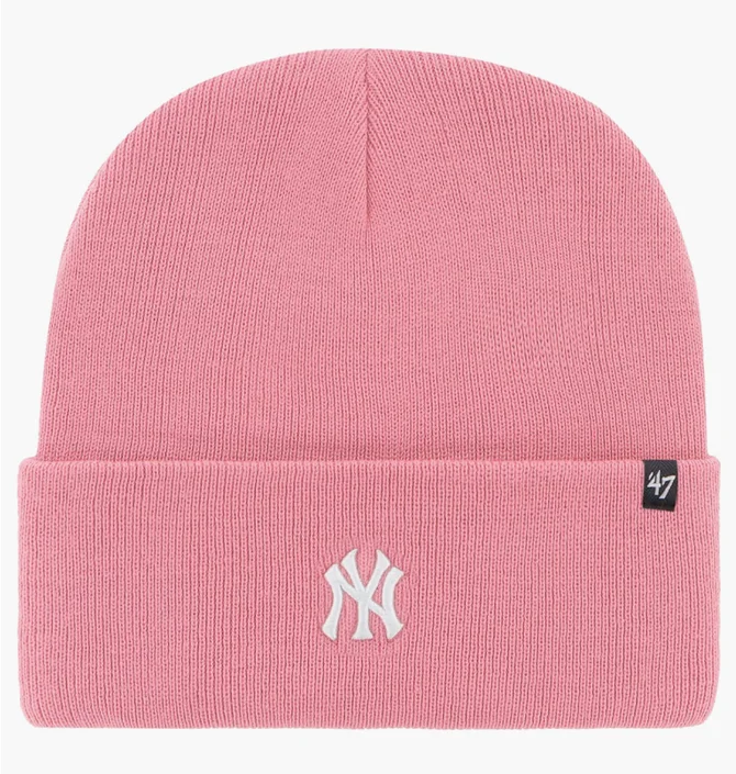 Шапка унисекс 47 Brand Mlb Ny Yankees Base Runner Pink B-BRNCK17ACE-RS
