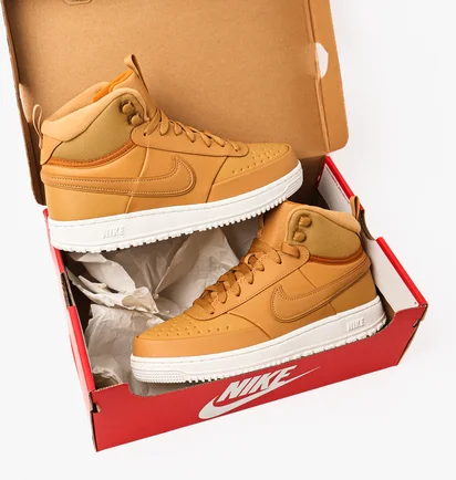 Кроссовки мужские Nike Court Vision Mid Winterized Casual Shoes Brown Dr7882-700
