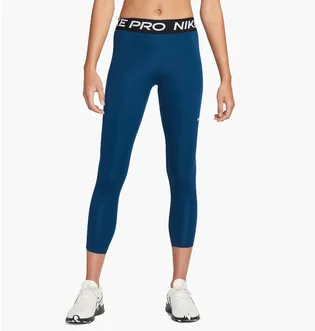 Леггинсы женские Nike Pro 365 Mid-Rise Crop Leggings Blue Cz9803-460