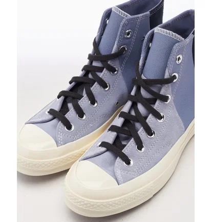 Кеды унисекс Converse Chuck 70 Patchwork Suede High Blue A06535C