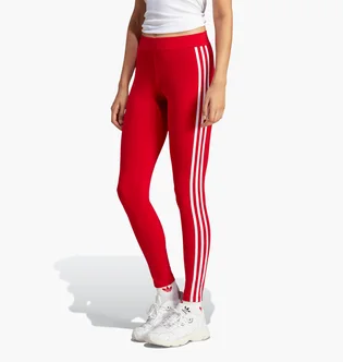 Леггинсы женские Adidas Adicolor Classics 3-Stripes Leggings Red Ib7382