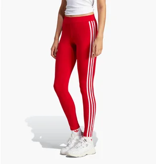 Леггинсы женские Adidas Adicolor Classics 3-Stripes Leggings Red Ib7382