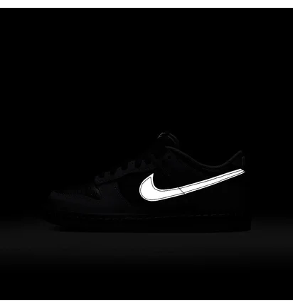 Кросівки дитячі Nike Dunk Low Gs Black Reflect Silver Black/Metallic IM6028-010