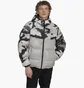 Пуховик мужской Adidas Down Regen Camo Hooded Puffer Jacket Grey HK5030
