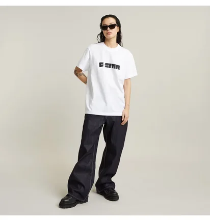 Футболка унісекс G-Star Script Ts White D25682-C336-110
