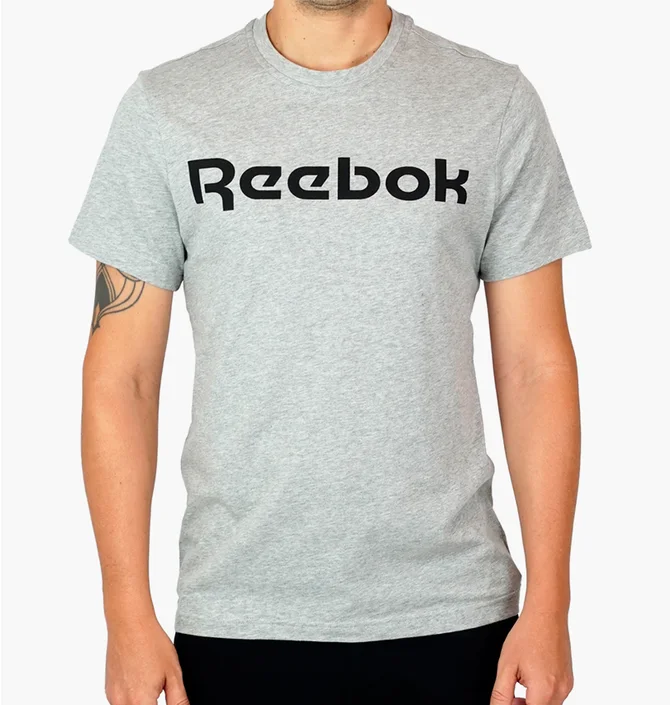 Футболка чоловіча Reebok Graphic Series Linear Logo Grey FP9162