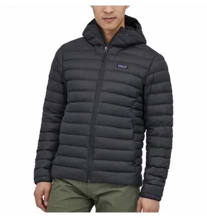 Пуховик мужской Patagonia Down Sweater Hoody Black 84702-BLK