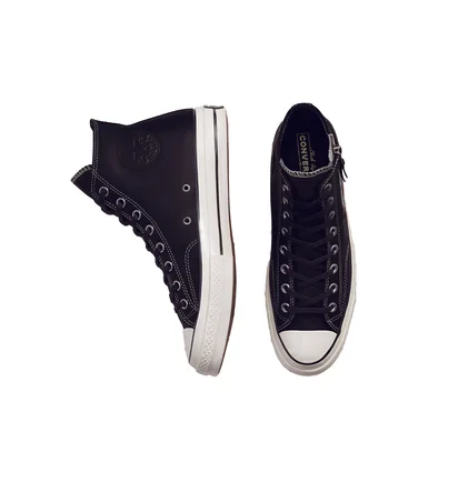 Кеды унисекс Converse Chuck 70 Side Zip High Black 166721C