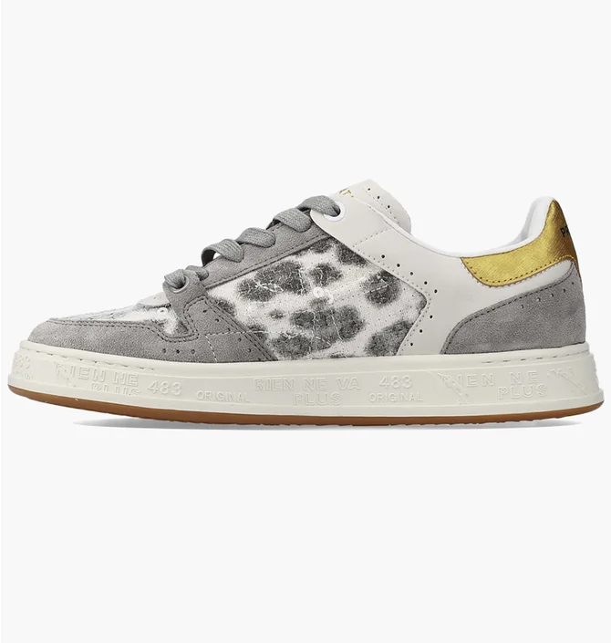 Кроссовки женские Premiata Quinn Var.7657 Grey/Beige QUINND-7657