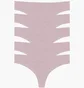 Трусики женские MINDD 5-Pack Mid-Rise Thong Panties Pink (5 шт) 4140-57-SEQ