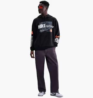 Худи мужское Nike Mens Lifestyle Hoodie Black IB8257-045