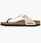 Тапочки жіночі Birkenstock Gizeh Bf Graceful Pearl Metallic 943873