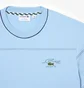 Футболка мужская Lacoste Striped Organic Cotton Jersey T-Shirt Light Blue TH5364-51-HBP