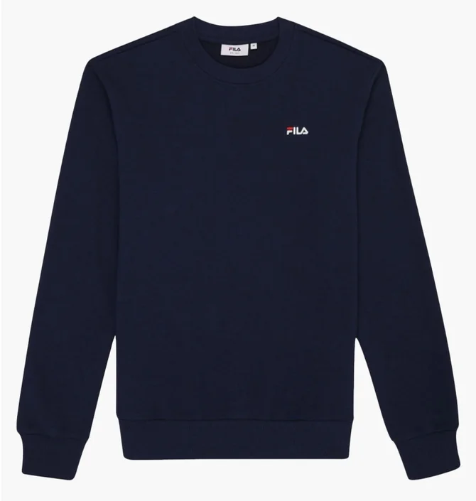 Світшот чоловічий Fila Leverano Regular Crew Blue FAM0876.50004
